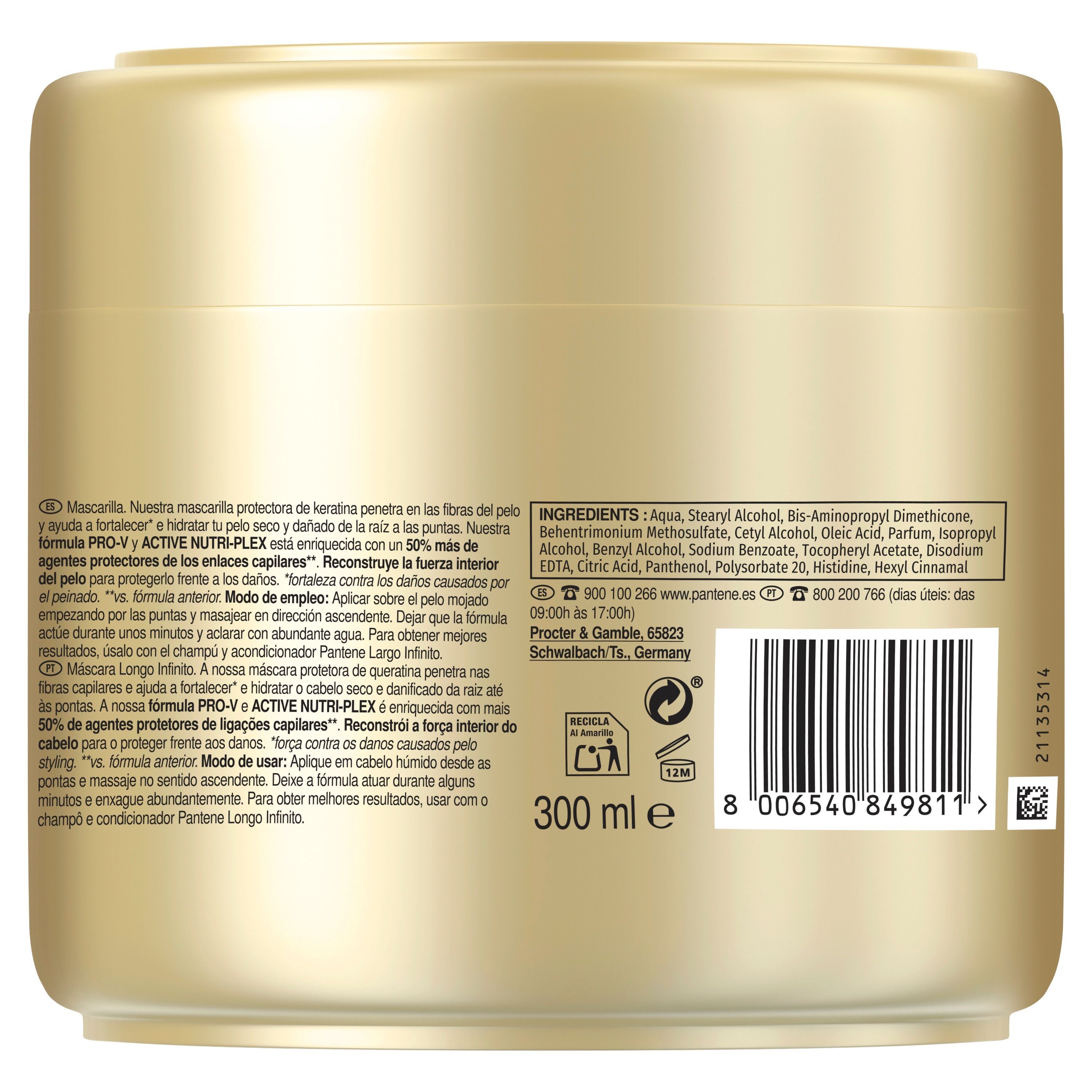 Pro-V Infinite Length keratinska maska Maske za lase