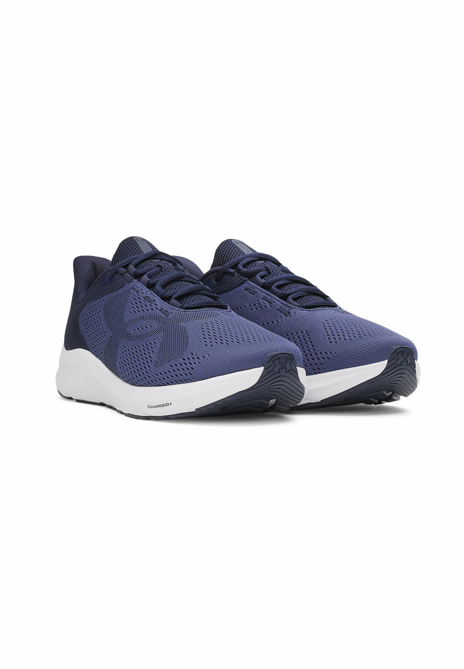 Under Armour PURSUIT 4 BIG LOGO - Hardloopschoenen voor op de weg - middernachtblauw