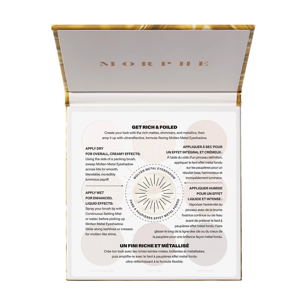Paleta sjenila za oči Pan Gold Seeker Artistry 9 - Morphe