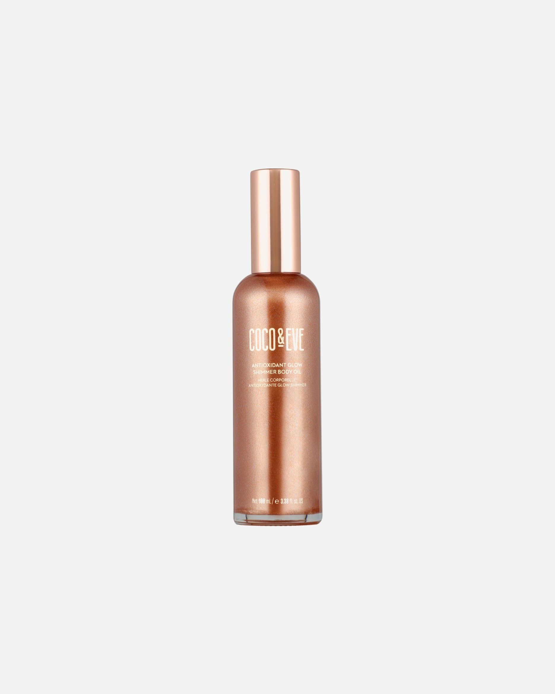 „Coco & Eve“ antioksidantinis kūno aliejus su blizgesiu, 100 ml