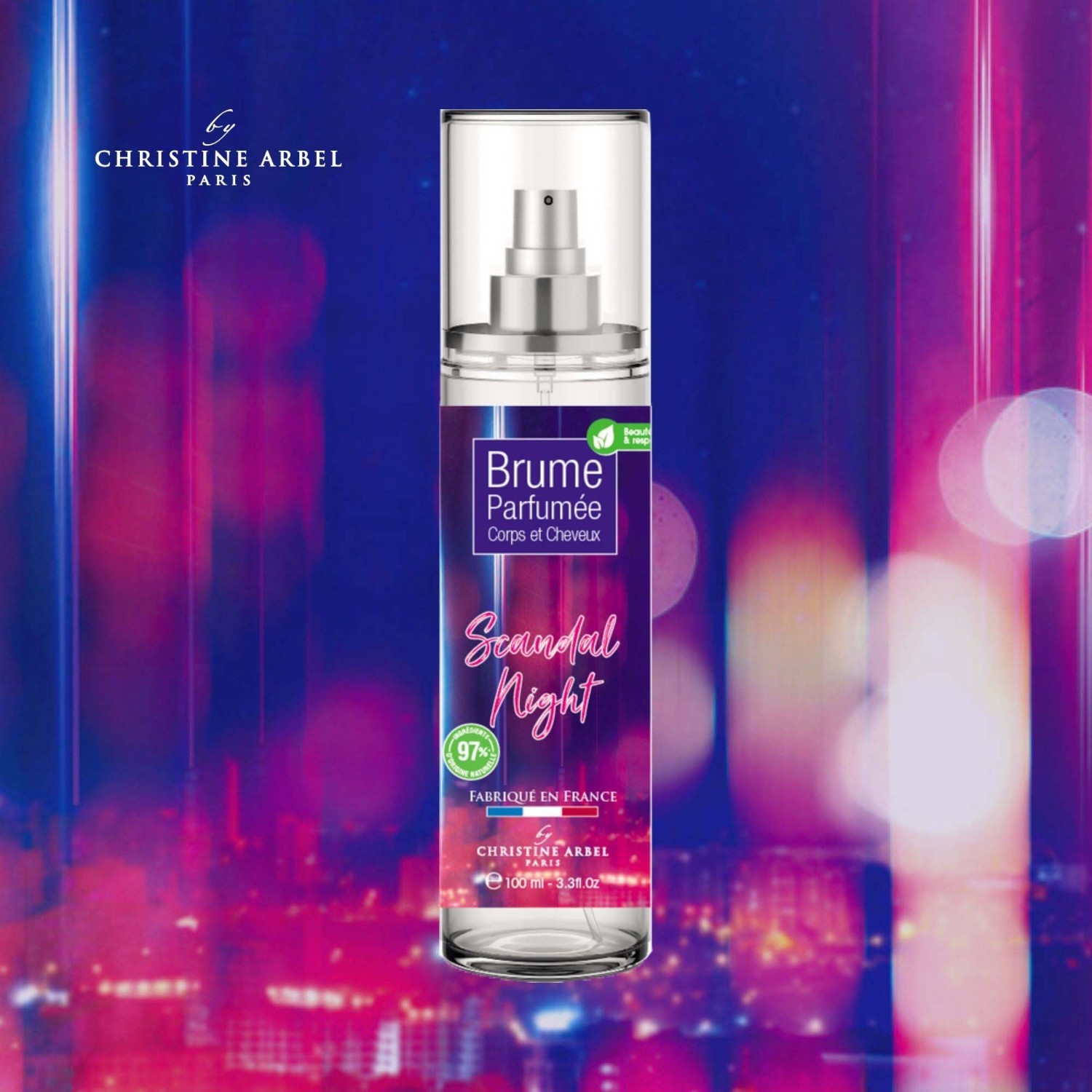 Christine Arbel Brume Corps et Cheveux SCANDAL NIGHT 100ml