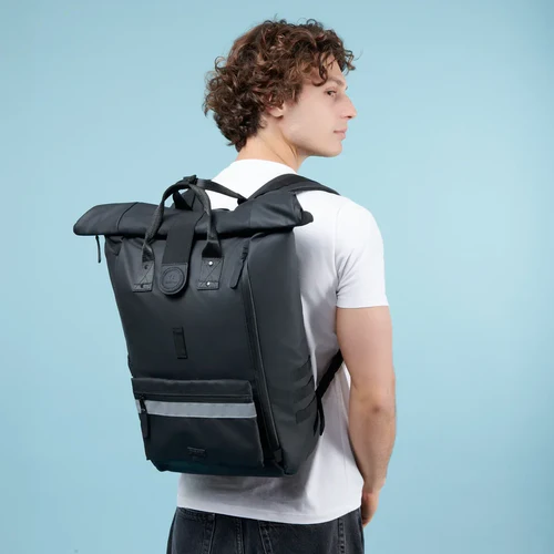 Cabaia Explorer Großer Wellington-Rucksack, Schwarz