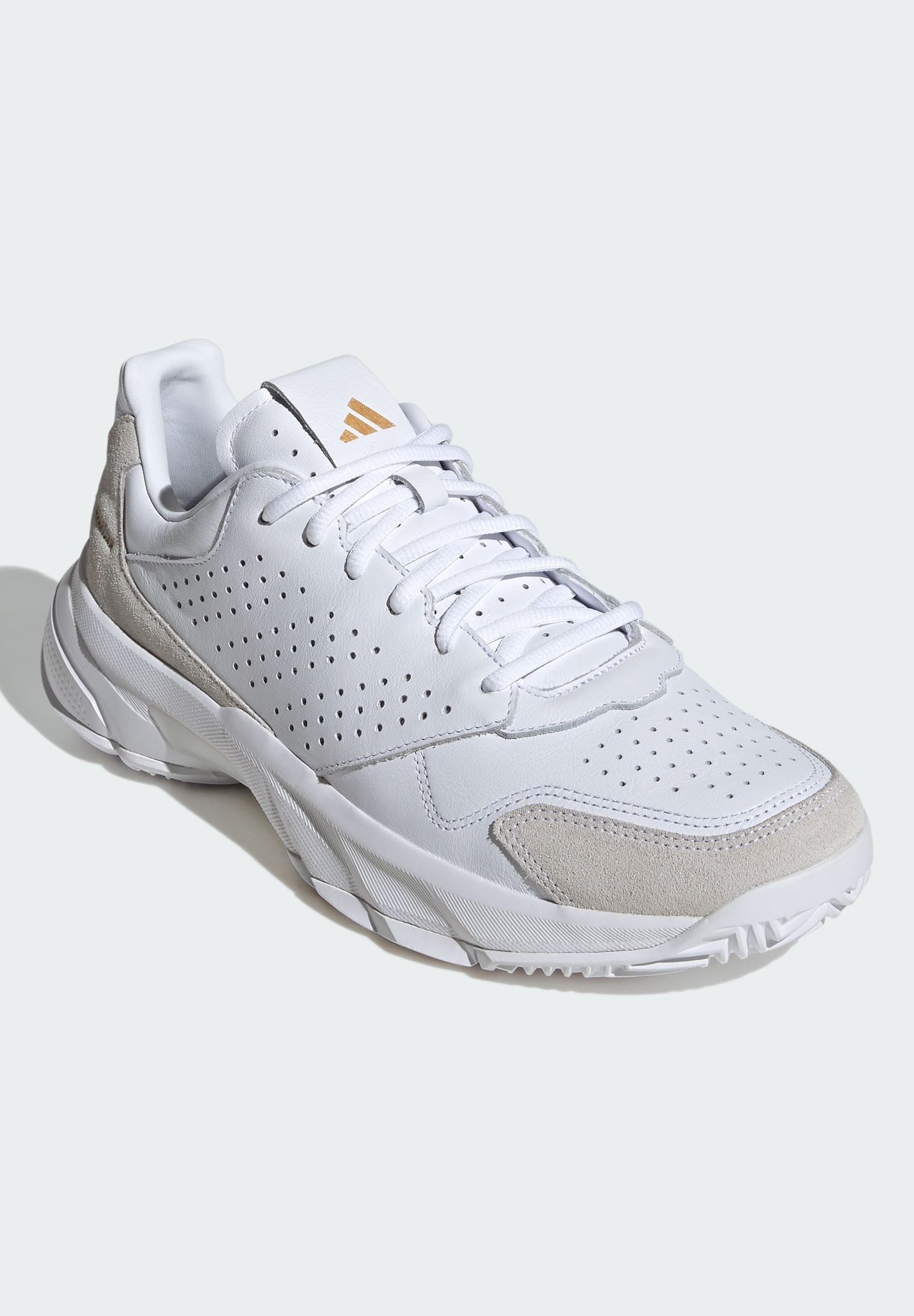 adidas Performance JAM CONTROL 3 PREMIUM - Mitmeväljaku tennisejalatsid - pilvevalge pilvevalge pilvevalge
