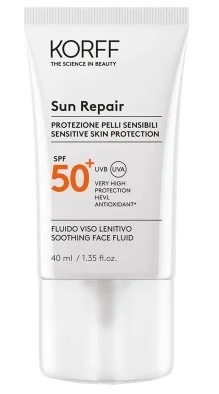 KORFF Korff Beruhigendes Gesichtsfluid LSF 50+ 25 ml Schützende und beruhigende Pflege
