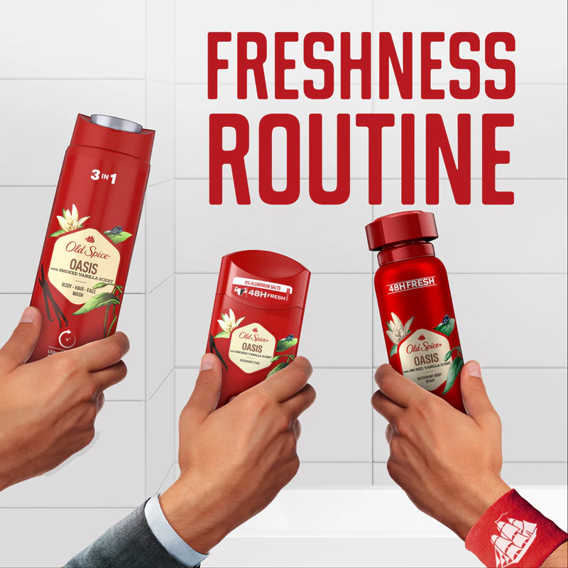 Desodorante em bastão Old Spice Oasis para homens