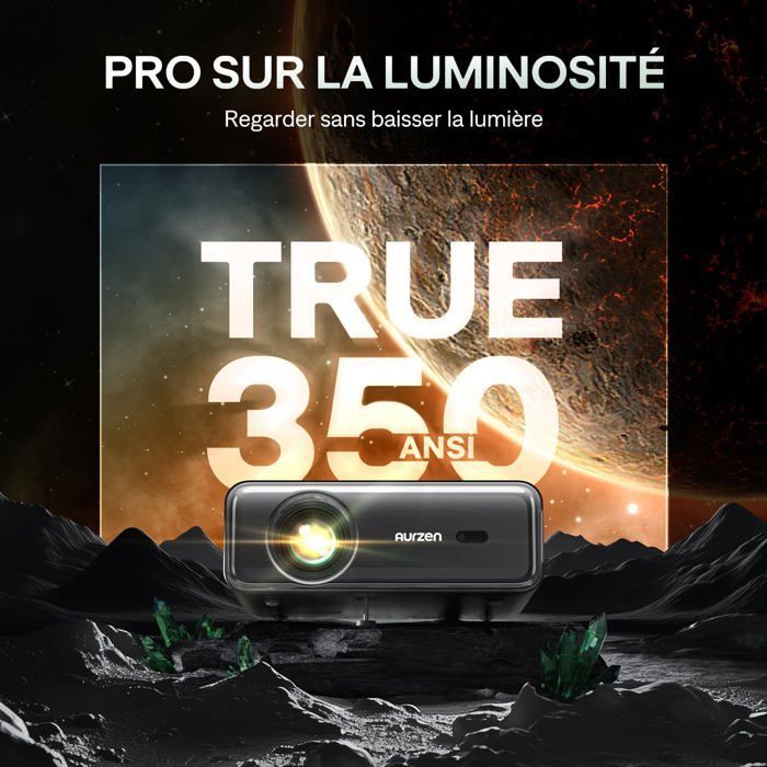 Projetor Eazze D1 Pro 4K - ZIG-ZAG TERRITORIES - Dolby Audio - 20W - Wi-Fi 5G - Compatível com PS5