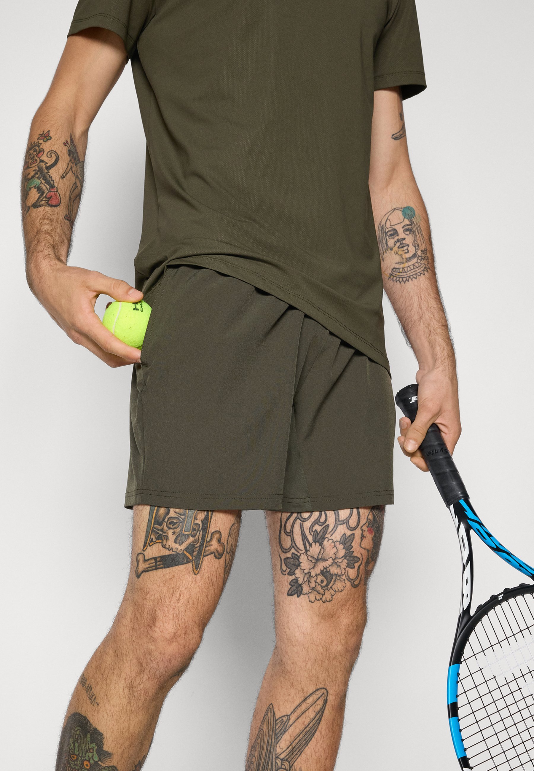 Björn Borg ESSENTIAL ACTIVE TRAINING SHORTS - Sportovní kraťasy - black