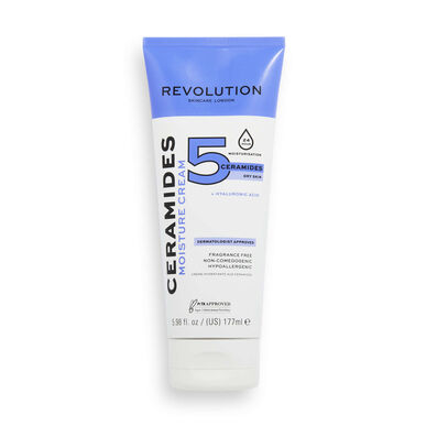 Hydratační krém na obličej Revolution Skincare s ceramidy 177 ml
