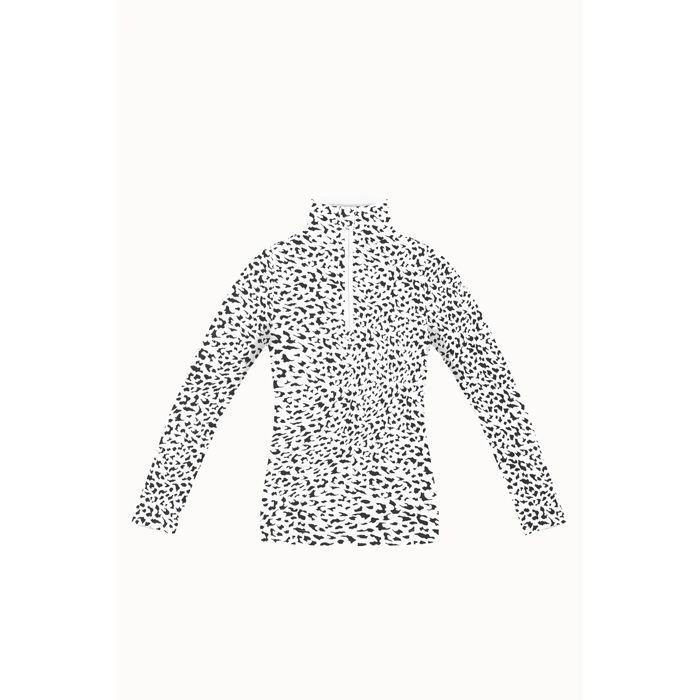 Sous Vetement Technique Poivre Blanc Base Layer Shirt 1940 Jaguar Black Fille