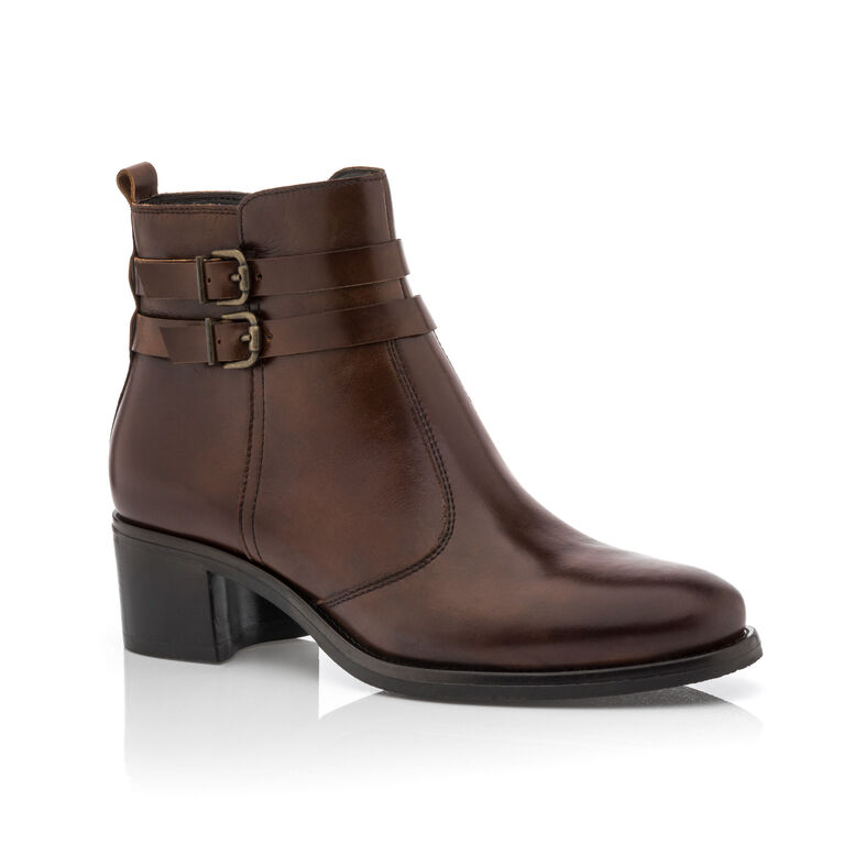 Braune Damenstiefel / Stiefeletten