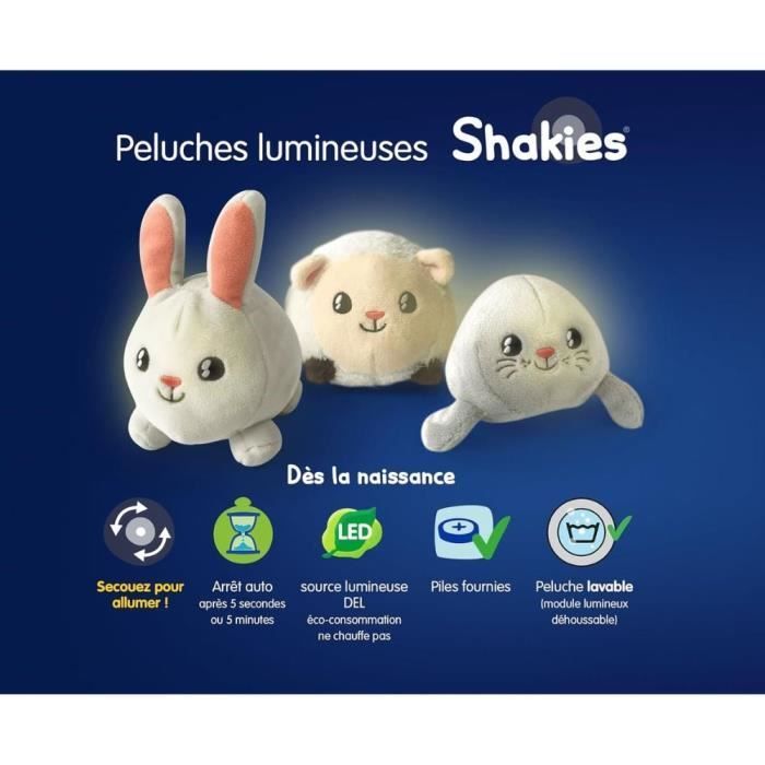 Peluche de unicornio con luz nocturna