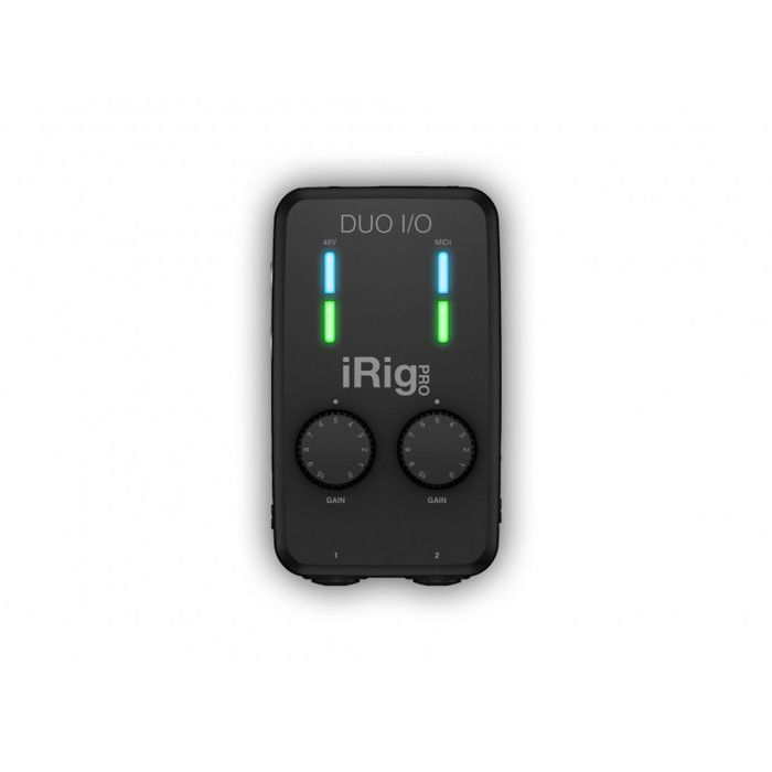 MIDI/audio-interface - IK MULTIMEDIA - iRig Pro Duo I/O - 2 kanalen - Verbeterde voorversterkers - Ergonomisch ontwerp