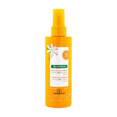 Klorane Tamanu BIO og Monoi Sublime solkremspray SPF30 200ml solkremspray for kroppen