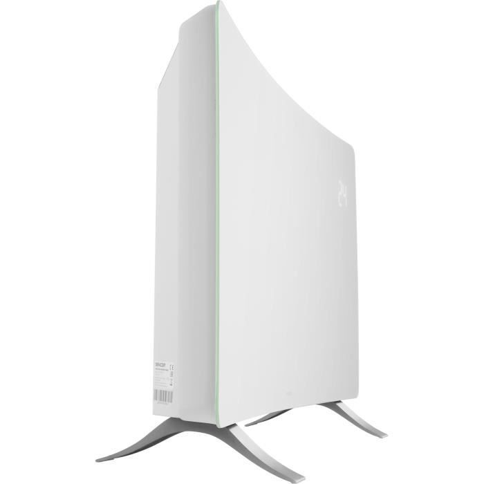 SENCOR SCF 4740WH Slimme Wi-Fi Glazen Radiator - 2400W - 2 Warmtestanden - Thermostaat - Wit