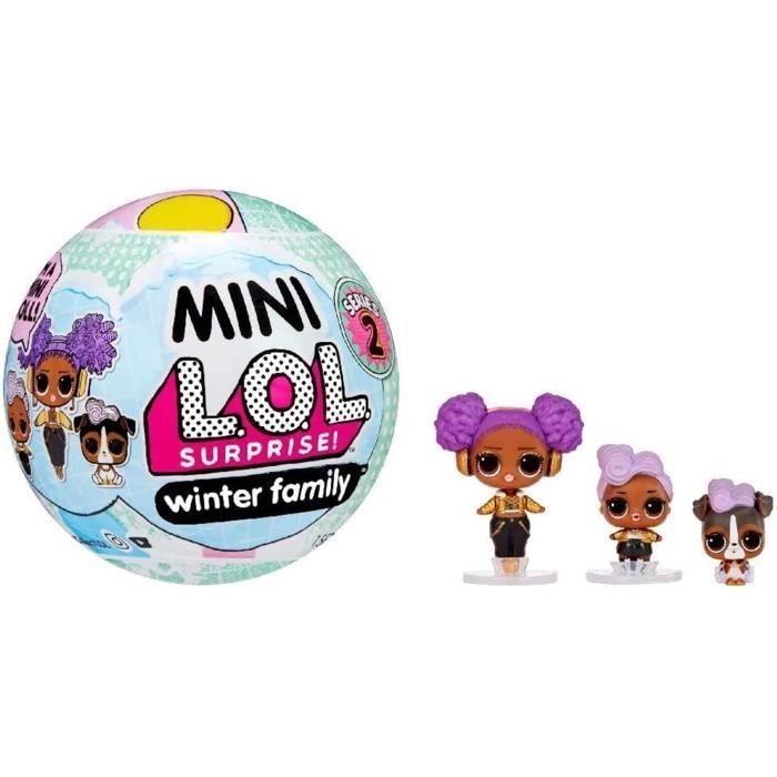 Mini Family Winters – Zapf Creation 583943EUC – LOL Surprise – 12 wilde Mini Family – Miniaturwelt