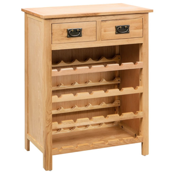 VidaXL Stojak na wino Brąz  MDF