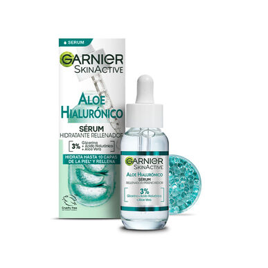 Garnier SkinActive Aloe Hyaluronic Acid Fuktighetsgivende Ansiktsserum med Aloe Vera 30 ml