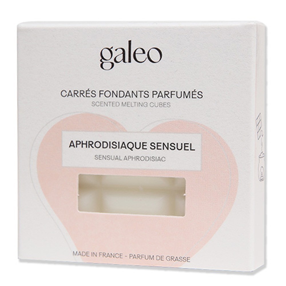 Galeo Carrés fondants parfumés aphrodisiaque sensuel