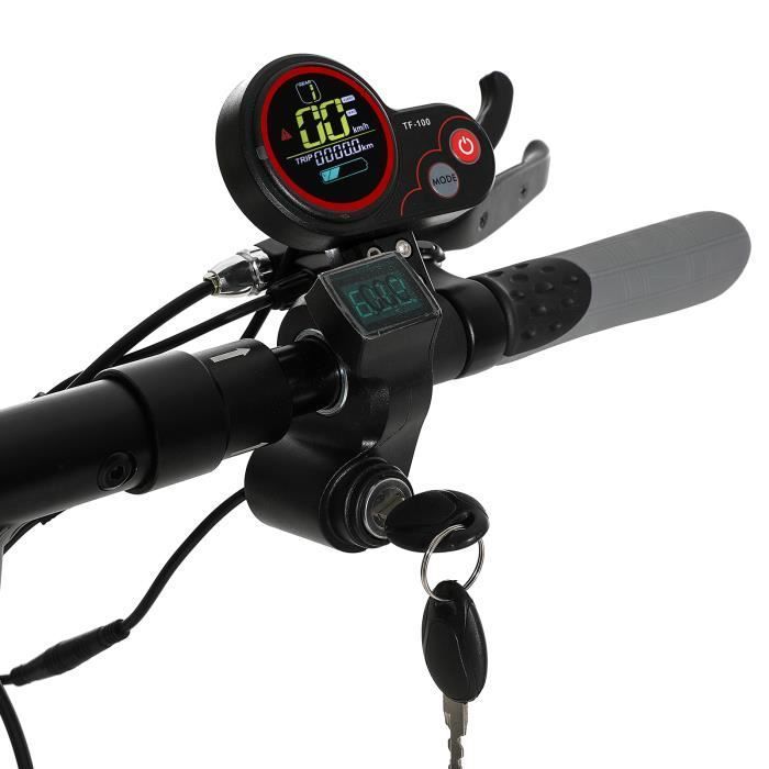 Velocímetro LCD TF-100 de 48 V para patinete eléctrico Kugoo M4, pantalla con acelerómetro.