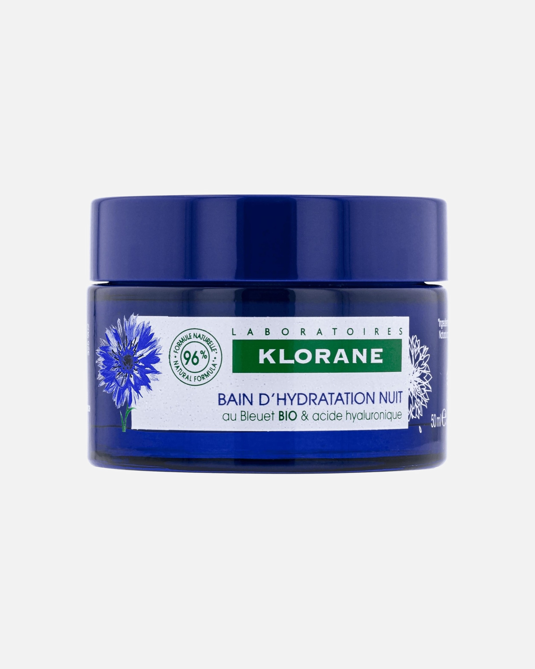 Klorane Bain d’Hydratation Nuit au Bleuet BIO et acide hyaluronique