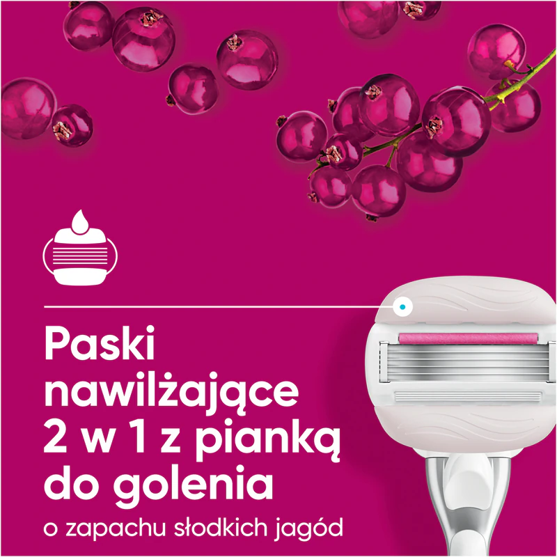 Gillette Venus PRO ComfortGlide Sugarberry -vaihtoterät + suojus