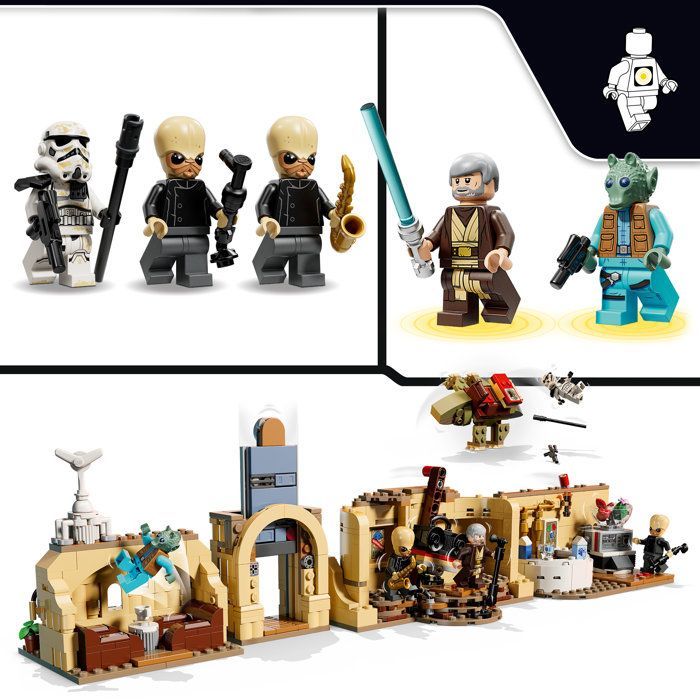 LEGO Star Wars SMART Play : la Cantina de Mos Eisley - Jouet 8 ans - Set Compatible 75425