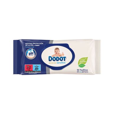 Dodot baba törlőkendő csomag érzékeny bőrre 4 x 54 darab 4 x 54 darab