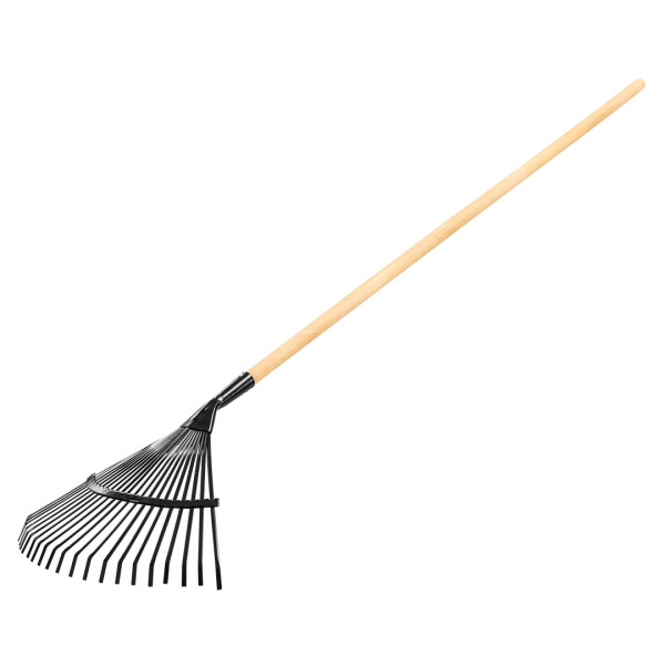 Grabie wachlarzowe do liści trzonek drewniany VERTO 15G051