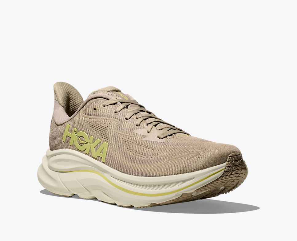HOKA Clifton 10 Lin brut / Pierre