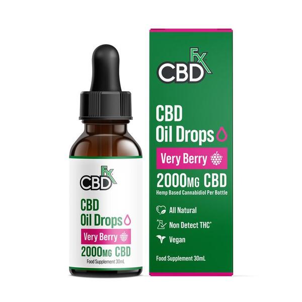 CBDfx Erittäin Marjaiset CBD-öljytipat 2000 mg CBD:tä | Terveys | Superdrug