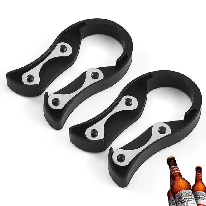 Bottle Opener Accessory - SONEW - Wine Foil Cutter - 2 Pieces - Black - Stainless Steel