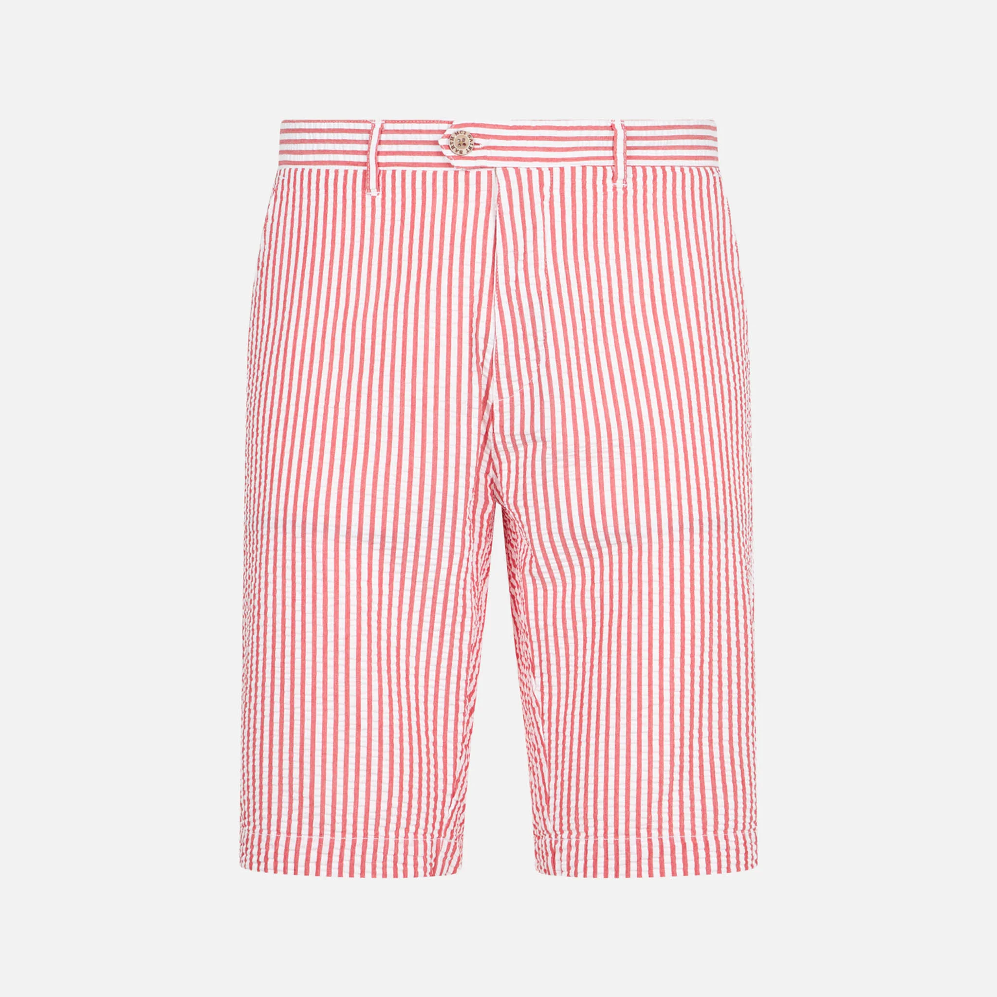 Bermuda-shorts met rode strepen