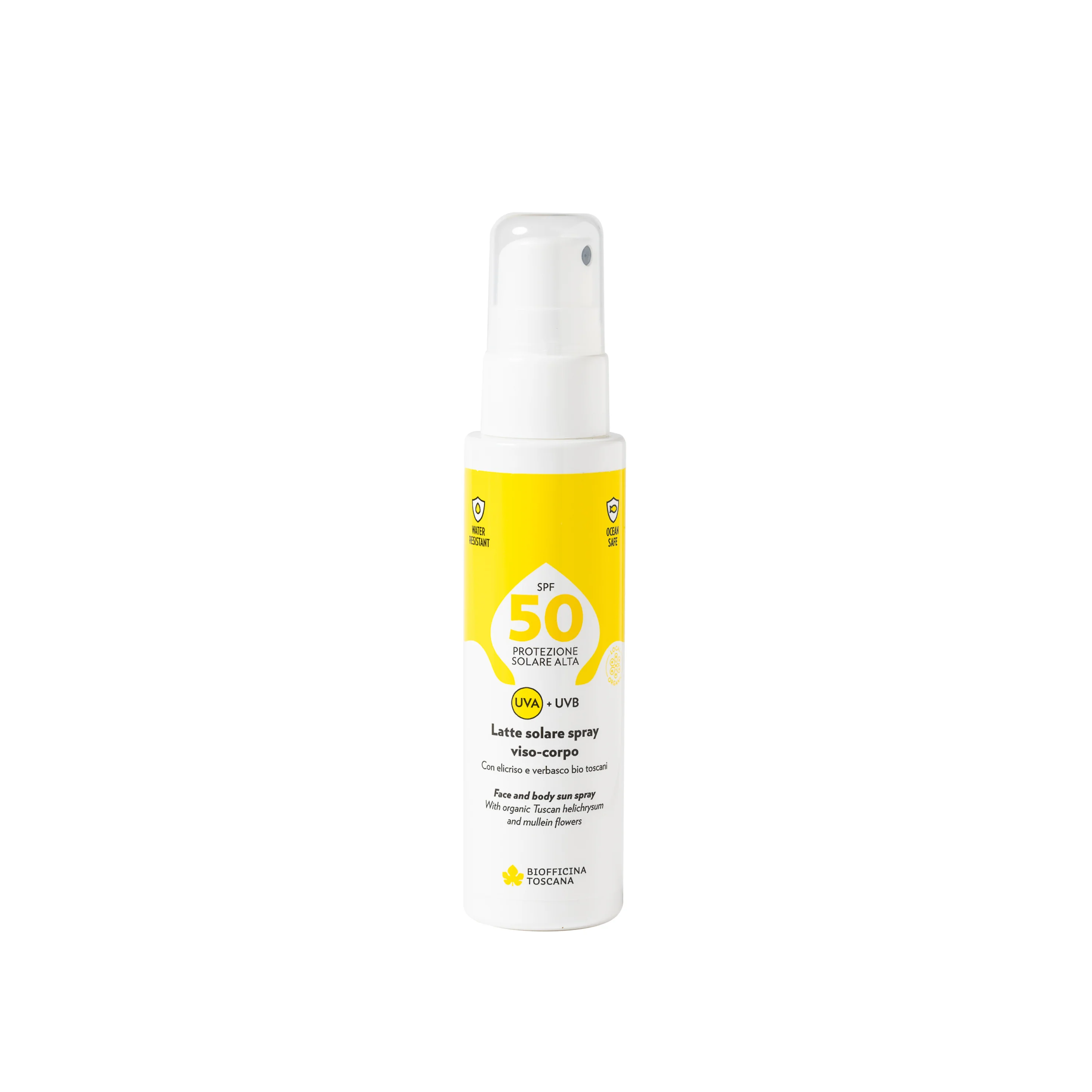 Solari Latte solare spray viso-corpo SPF50 - Latte solare corpo alta prot., Spray solare corpo alta prot., Solare viso alta prot.