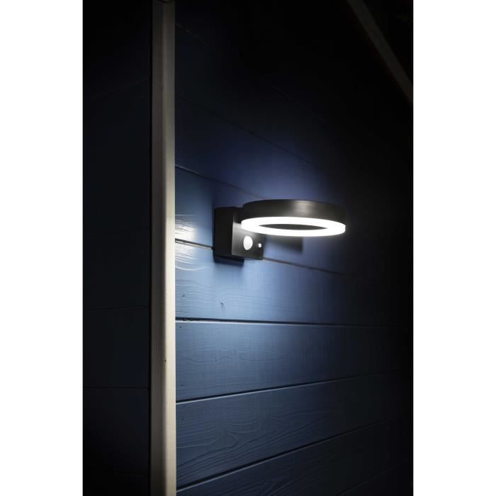 Zonnebollard - GALIX - G4590B - Zeer helder - Roestvrij staal (wandlampoptie beschikbaar) met bewegingssensor - H50 cm - 1000 Lumen