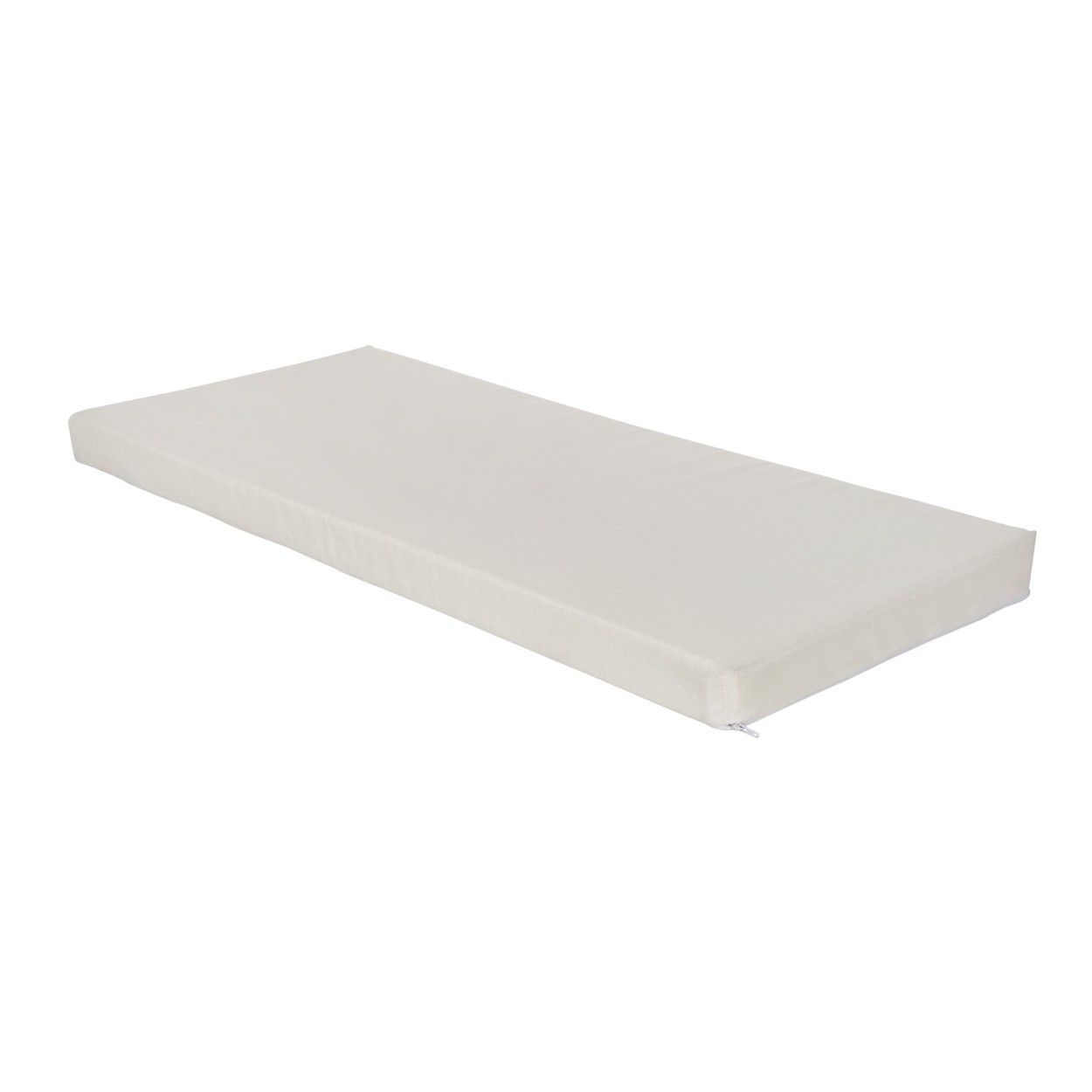 TINEO Kinderbettmatratze 80 cm x 40 cm x 5 cm – Abnehmbarer Bezug – Hergestellt in Frankreich – Unbehandelt