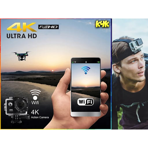 4k Vattentät Sportkamera