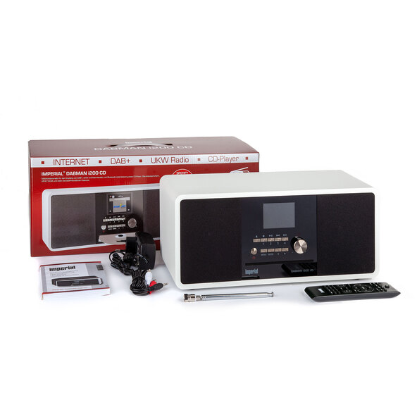 Internetové rádio Imperial DABMAN i200CD DAB+, bílé