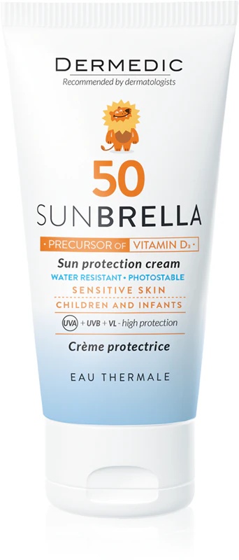 Dermedic Sunbrella bērnu aizsargkrēms ar SPF 50