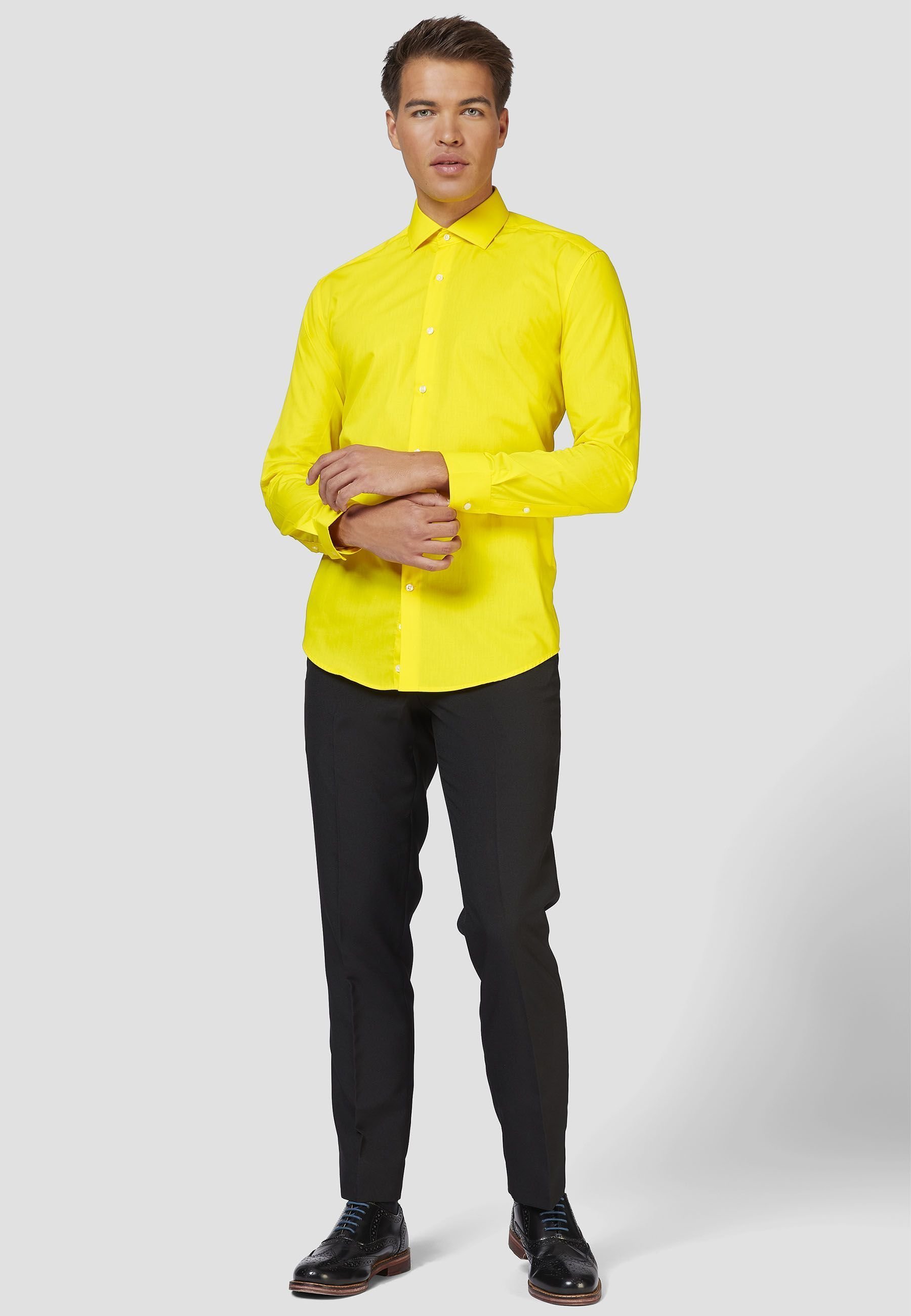 OppoSuits SOLID - Camicia - gialla