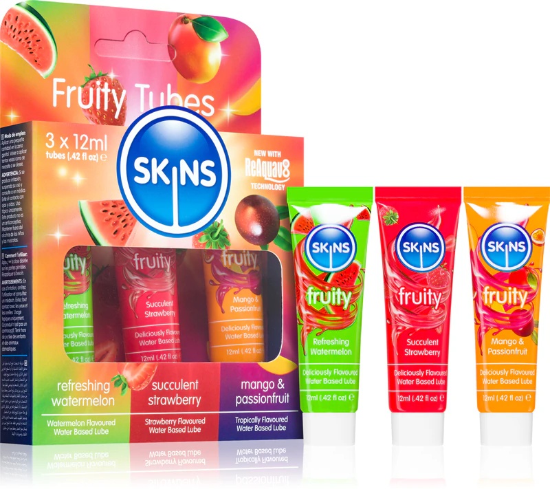 Сет лубриканта Skins Fruity Sampler Tubes