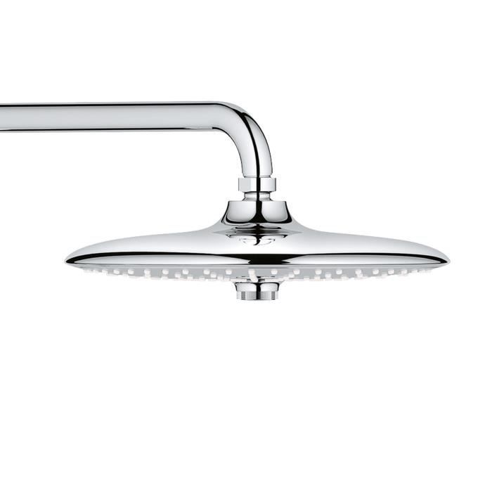 Columna de ducha termostática GROHE Vitalio Joy 260, ahorro de agua y energía del 50 %, ducha de mano de 3 chorros, 26403001