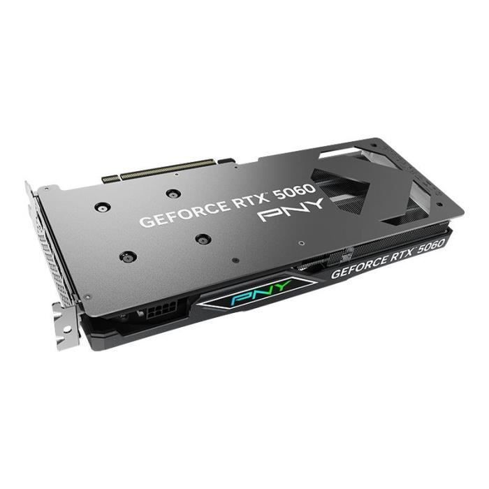 PNY - Graphics Card - GEFORCE RTX™ 5060 - 8GB - ARGB - Overclocked - Triple Fan - DLSS 4