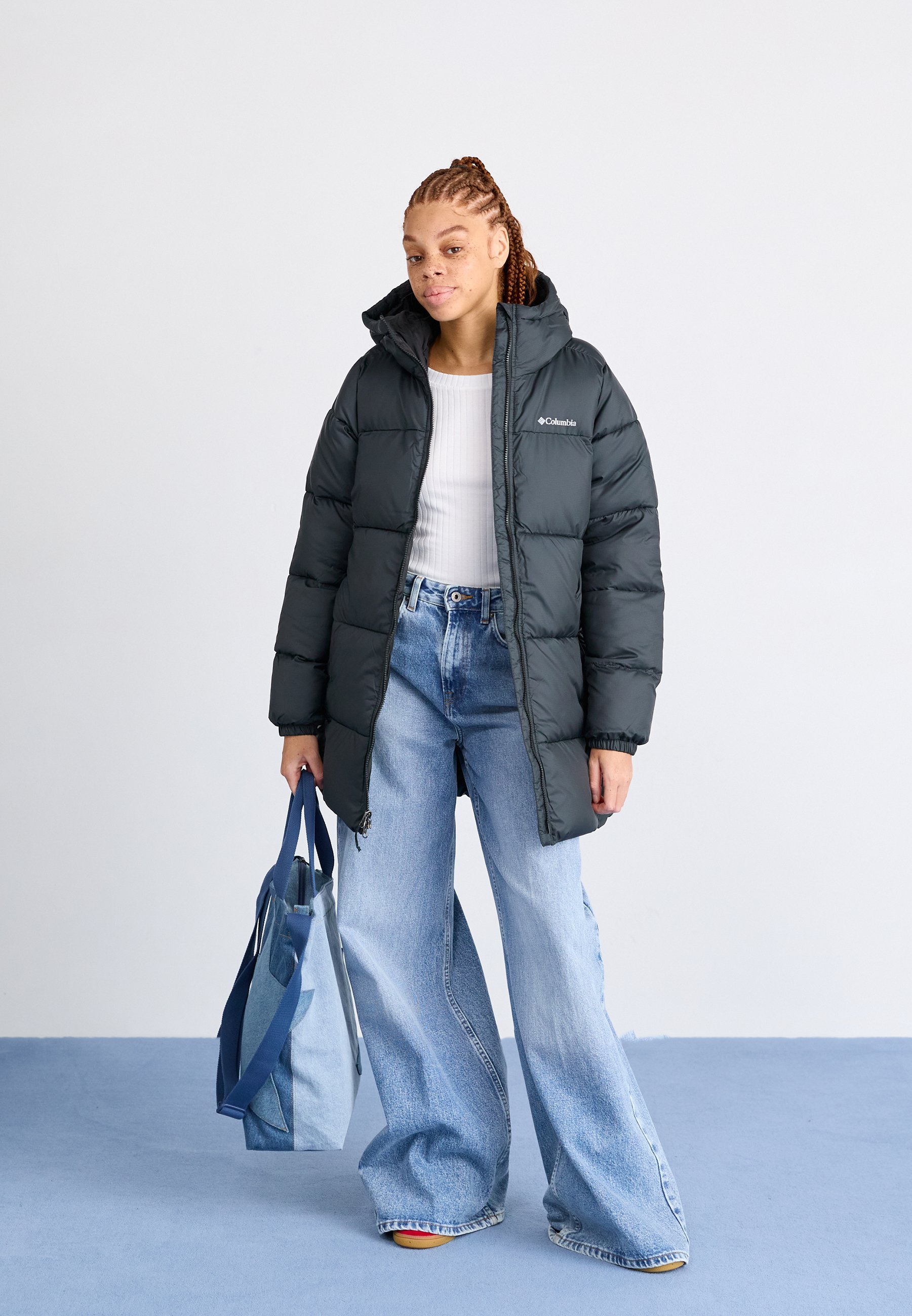 Columbia PUFFECT™ II MID HOODED - Manteau d'hiver - Noir