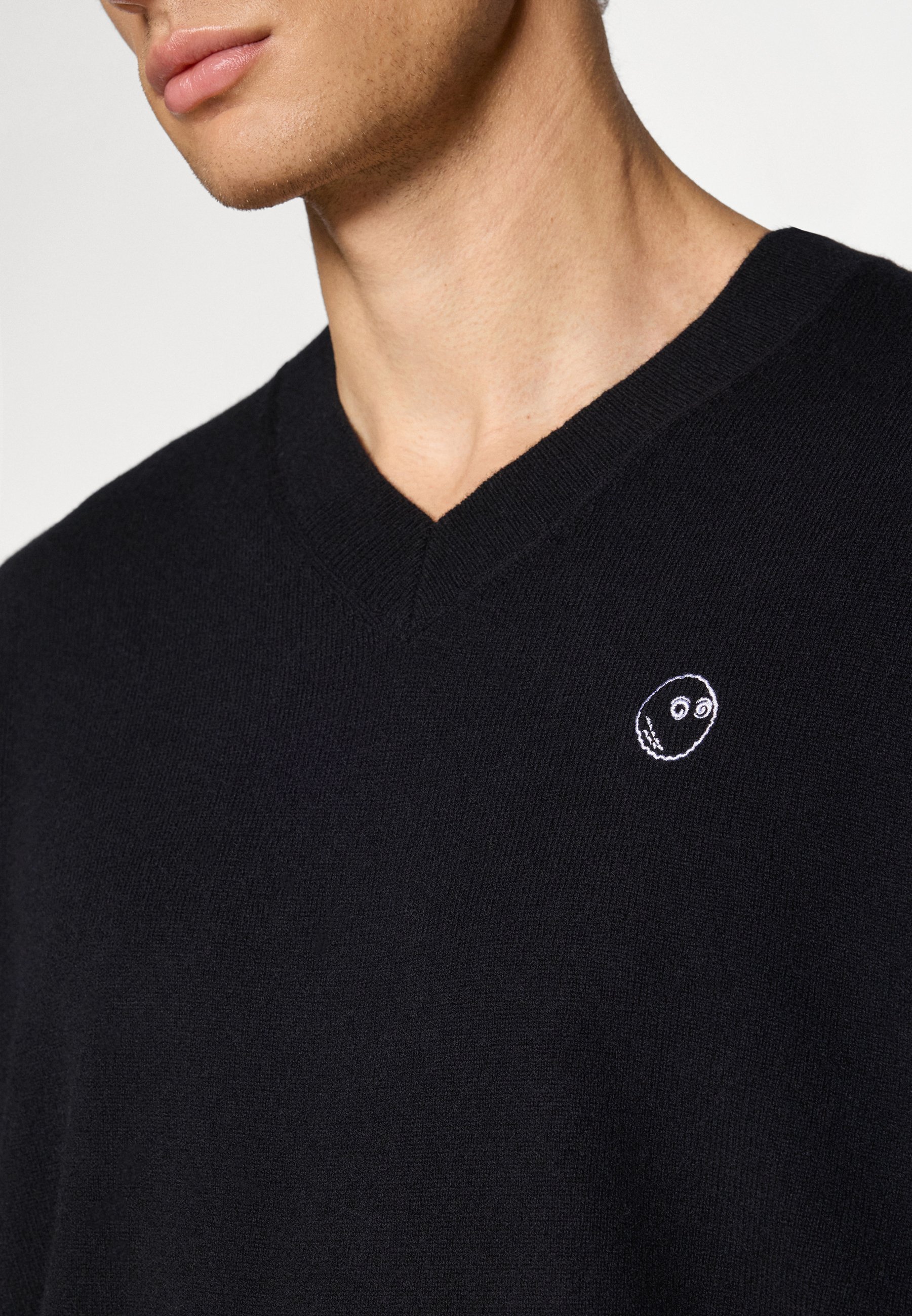 Malbon JESPER PARNEVIK V-hals sweatshirt - zwart