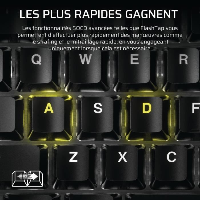 Clavier Gaming - CORSAIR - K70 Core TKL - RGB - Switchs MLX Red v2 - Filaire