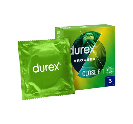 Durex Arouser prezerwatywy prążkowane 3 szt