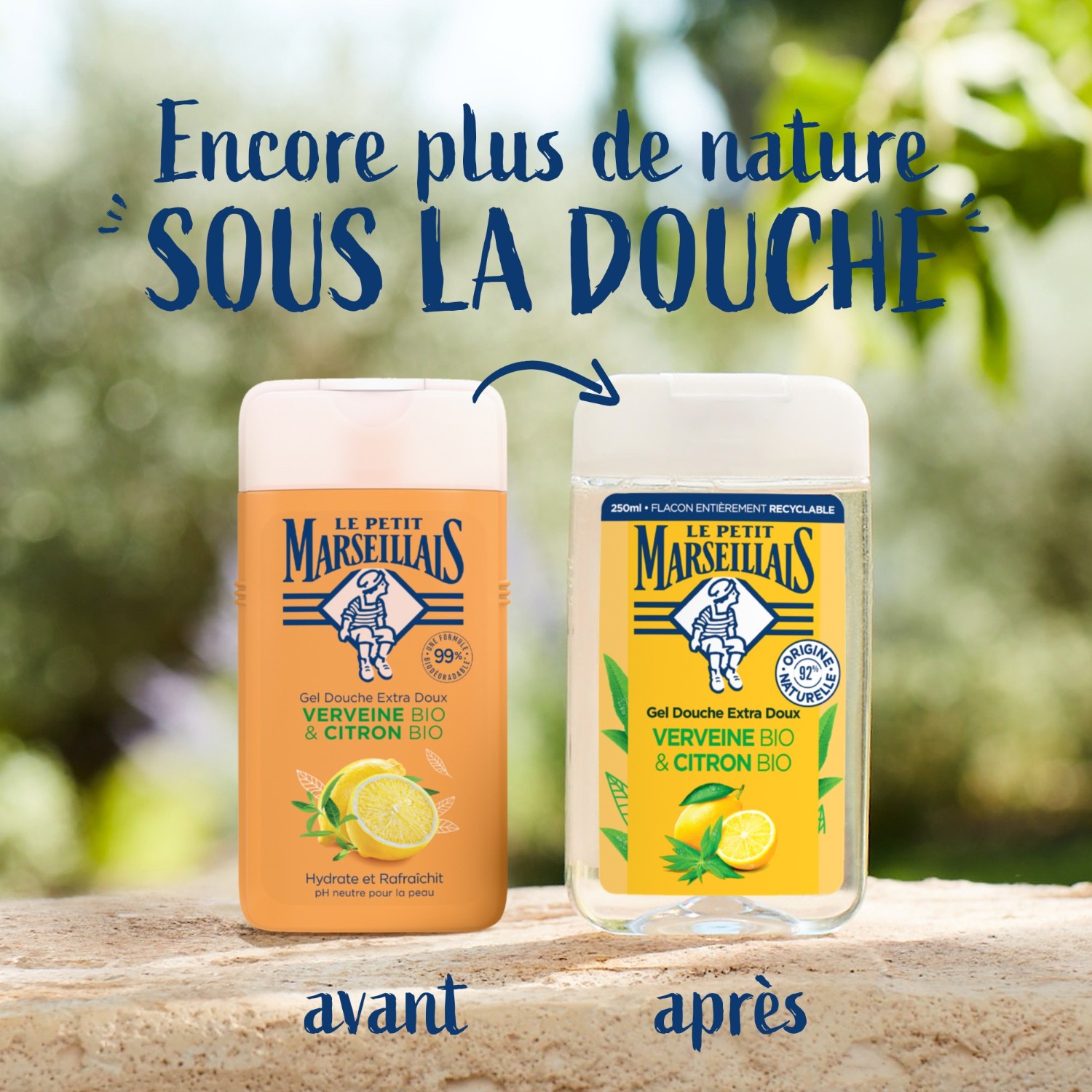 Le Petit Marseillais DOUCHE EXTRA DOUXVERVEINE BIO & CITRON BIO