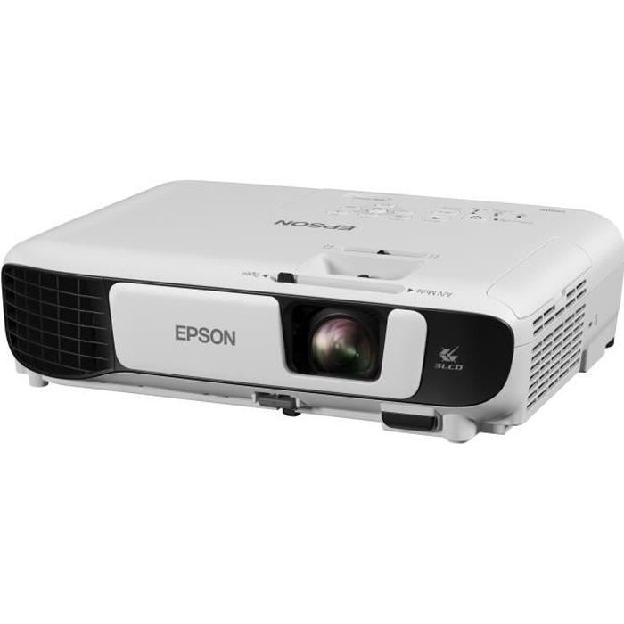EPSON Projecteur 3LCD EB-W42 - Portable - 3600 lumens (blanc) - 3600 lumens (couleur) - WXGA (1280 x 800) - 16:10 - 720p