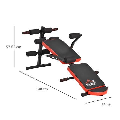 Banco Abdominales Plegable Homcom A91-150