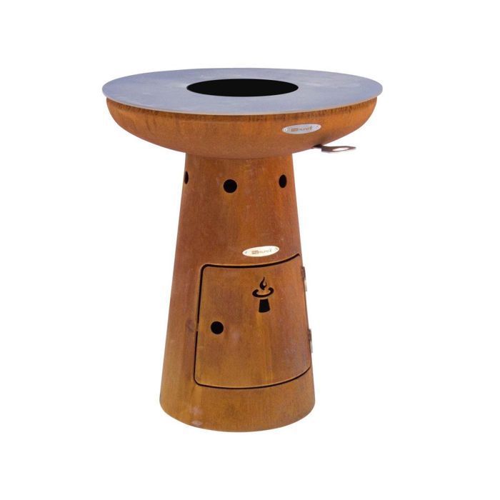 Nero steel fire pit barbecue, 62 x 75 cm (DxH), Orange